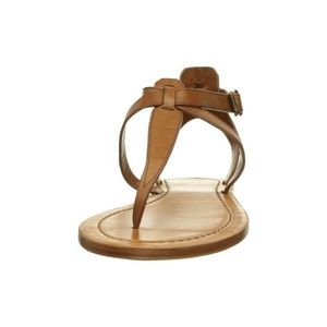 Frye Sandals RACHEL T Cognac Size 6.5M NEW IN BOX